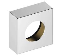 KEUCO rosace de prolongation pour vannes encastrées, forme de rosace carrée, 59551010282, Couleur: Chromé