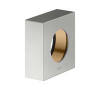 KEUCO rosace de prolongation pour vannes encastrées, forme de rosace carrée, 59551060282, Couleur: acier inoxydable