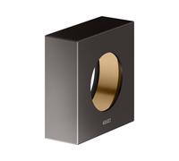 KEUCO rosace de prolongation pour vannes encastrées, forme de rosace carrée, 59551350282, Couleur: noir titane brossé