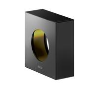 KEUCO rosace de prolongation pour vannes encastrées, forme de rosace carrée, 59551370282, Couleur: Noir Mat