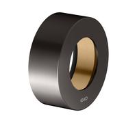 KEUCO rosace de prolongation pour vannes encastrées, forme de rosace ronde, 59551350281, Couleur: noir titane brossé