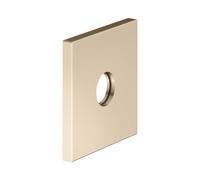 KEUCO Rosace murale surdimensionnée pour raccords G 1/2 encastrés, carrée, 59545030092, Couleur: Bronze brossé