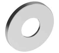 KEUCO Rosace murale surdimensionnée pour robinetterie thermostatique encastrée, ronde, 59553170091, Couleur: finition aluminium