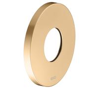 KEUCO Rosace murale surdimensionnée pour robinetterie thermostatique encastrée, ronde, 59553250091, Couleur: Laiton brossé