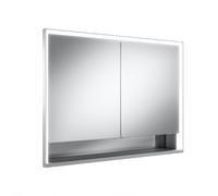 KEUCO Royal Lumos armoire de toilette encastrable 2 portes, porte courte, avec miroir chauffant, 1050mm, 14318171304, Exécution: sans commande Dali