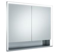 KEUCO Royal Lumos armoire de toilette encastrable 2 portes, porte courte, avec miroir chauffant, 900mm, 14313171305, Exécution: avec commande Dali