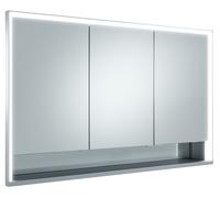 KEUCO Royal Lumos armoire de toilette encastrable 3 portes, porte courte, étagère ouverte, 1200mm, 14315171303, Exécution: avec commande Dali