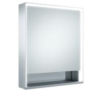KEUCO Royal Lumos armoire de toilette murale 1 porte, porte courte, avec miroir chauffant, charnières à gauche, 650mm, 14321171204, Exécution: sans commande Dali