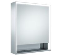 KEUCO Royal Lumos armoire de toilette murale 1 porte, porte courte, avec miroir chauffant, charnières à gauche, 650mm, 14301171204, Exécution: sans commande Dali