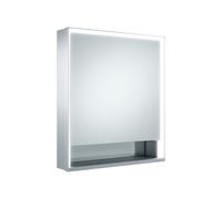 KEUCO Royal Lumos armoire de toilette murale 1 porte, porte courte, étagère ouverte, charnières à gauche, 650mm, 14321171201, Exécution: sans commande Dali