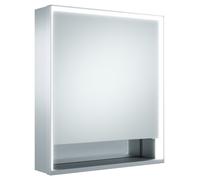 Keuco Royal Lumos - Spiegelschrank links Wandvorbau silber-eloxiert 650x735x165mm