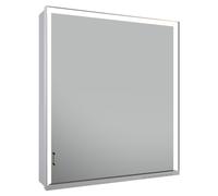 KEUCO Royal Lumos armoire de toilette murale 1 porte, porte longue, charnières à droite, 650mm, 14301172103, Exécution: avec commande Dali