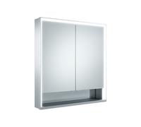 KEUCO Royal Lumos armoire de toilette murale 2 portes, porte courte, avec miroir chauffant, 700mm, 14327171304, Exécution: sans commande Dali