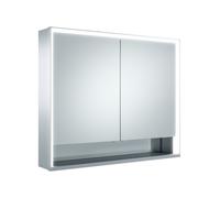 KEUCO Royal Lumos armoire de toilette murale 2 portes, porte courte, étagère ouverte, 900mm, 14303171301, Exécution: sans commande Dali