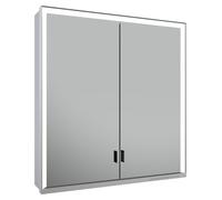 KEUCO Royal Lumos armoire de toilette murale 2 portes, porte longue, 700mm, 14307172301, Exécution: sans commande Dali