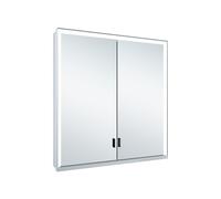 KEUCO Royal Lumos armoire de toilette murale 2 portes, porte longue, 700mm, 14327172301, Exécution: sans commande Dali