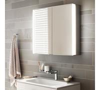Keuco Royal Match armoire de toilette avec miroir 12802171301 montage au mur, 800x700x160 mm