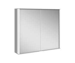 KEUCO ROYAL MATCH armoire de toilette murale, 2 portes en miroir double cristal, 800mm, 12802171301