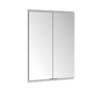 Keuco Royal Modular 2. 1930 miroir 800200060100300 600 x 700 x 160 mm, 2000 douille, 2000 point double chargement USB, intégré dans le mur, deux portes