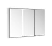 Keuco Royal Modular 2. 1930 miroir 800301110000300 1100 x 700 x 120 mm, 2000 douille, 2000 point double chargeur USB, l' extension de paroi, 3 portes
