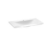KEUCO ROYAL REFLEX lavabo à encastrer en fonte minérale, 1 trou pour robinet, avec trop-plein, 800x30x490mm, blanc, 34061318001