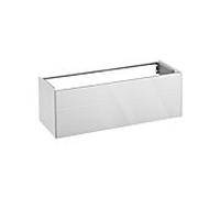 Keuco Royal Reflex vasque match0 34080570000 129,6 x 45 x 48,7 cm, noir / noir