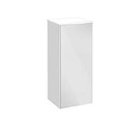 KEUCO ROYAL REFLEX Armoire centrale, 1 porte, charnières à gauche, 350x835x335mm, 34020110001, Corps/Avant: Verre laqué anthracite mat soyeux/anthracite