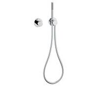 Keuco Set de douche Ixmo 12 59607010001 avec thermostatique de douche, rosace ronde, chromé