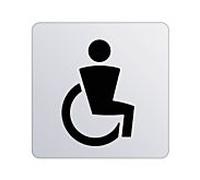 Keuco signalétique Plan 14968010000 Symbole handicapé, chromé