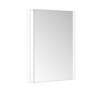 KEUCO SOMARIS Armoire de toilette encastrable 1 porte, avec miroir chauffant, charnières à droite, 600mm, 14511511101, Couleur: Blanc Mat