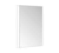 KEUCO SOMARIS Armoire de toilette encastrable 1 porte, avec miroir chauffant, charnières à gauche, 600mm, 14511511201, Couleur: Blanc Mat