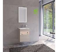 Keuco Stageline 32842180100 50 x 62,5 x 49 cm, décor cachemire, verre clair cachemire, avec électronique