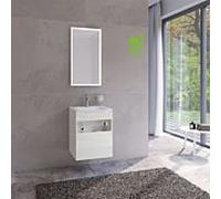 Keuco Stageline 32842300000 50 x 62,5 x 49 cm, décor blanc , verre blanc clair, sans électricité
