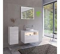 Keuco Stageline armoire centrale 32811300002 40 x 78,2 x 36 cm, décor blanc , verre match1 clair, portes blanc , 2000 à droite