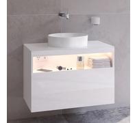 Keuco Stageline Meuble avec plan de toilette, 32863300100,