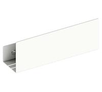 Keuco Tablette de douche 32 cm, avec crochets, aluminium blanc mat, Made in Germany, amovible, vis et chevilles incluses, panier de douche à percer