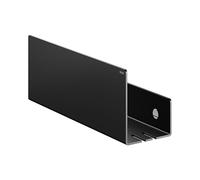 Keuco Tablette de douche 32 cm, avec crochets, aluminium noir mat, Made in Germany, amovible, vis et chevilles incluses, panier de douche à percer