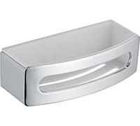 KEUCO Tablette de douche ELEGANCE 11658010000 – fixation cachée – chromé / blanc