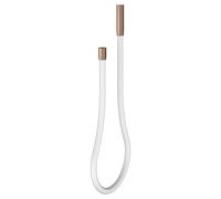 Tuyau en fonte KEUCO Universal 59996291851 1800mm, tuyau blanc , or rose brossé / blanc