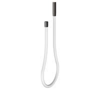 KEUCO Tuyau en fonte, 3/4 pouce, 59996351851, Couleur: noir titane brossé / blanc