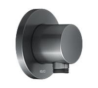 Keuco tuyau match0 Keuco 59547130001 Chrome noir brossé, rond