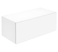 KEUCO X-LINE Buffet, 1 tiroir frontal, 1000x400x490mm, 33127290000, Corps/Avant: Laque Inox satinée / Verre Inox satiné