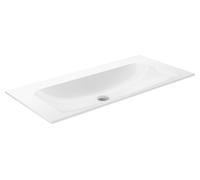 KEUCO X-LINE lavabo à encastrer en céramique, 1007x17x494mm, sans trou pour robinet, blanc, 33170311000