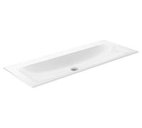 KEUCO X-LINE lavabo à encastrer en céramique, 1208x17x494mm, sans trou pour robinet, blanc, 33180311200