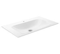 KEUCO X-LINE lavabo à encastrer en céramique, 805x17x494mm, avec 1 trou pour robinet, blanc, 33160318001