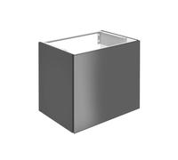 KEUCO Meuble sous-lavabo X-LINE 1 tiroir frontal 650x605x490 mm Verre laqué anthracite mat soyeux