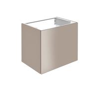 KEUCO Meuble sous-lavabo X-LINE — 1 tiroir, 650x605x490 mm, laque truffée / verre truffé