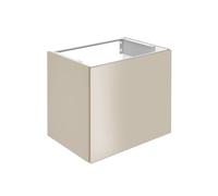 KEUCO Meuble sous-lavabo X-LINE 1 tiroir 650x605x490mm Cachemire Dekor matt/Cachemire Glas