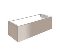 KEUCO Meuble sous-lavabo X-LINE 1 tiroir 1200×400×490 mm – Laque truffée soie mate / verre truffé
