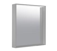Keuco X-Line Miroir lumineux, couleur de lumière réglable, 650x700x105 mm, miroir chauffant, 33298292000, Couleur: acier inoxydable